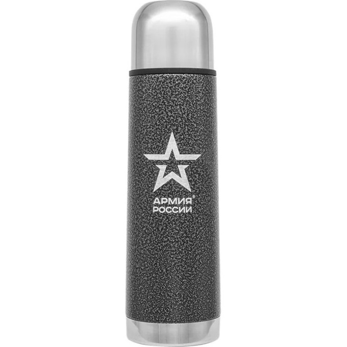 Термос THERMOS АРМИЯ РОССИИ ГИЛЬЗА для напитков 0.5л. серый 644879