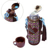 Термос THERMOS FFR-1004-WF 1л. коричневый с чехлом 699018