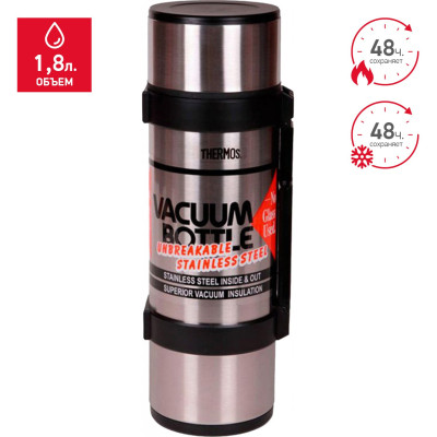 Термос Thermos NCB-18B Rocket Bottle 1,8 л, чёрный
