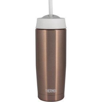 Термостакан Thermos TS-403, 0,47 л, кофейный/белый