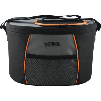 Сумка-термос Thermos E5 6 Can Cooler 4,5 л, чёрная/серая