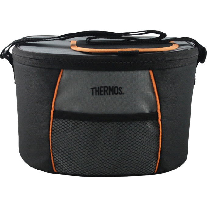 Сумка-термос Thermos E5 6 Can Cooler 4,5 л, чёрная/серая