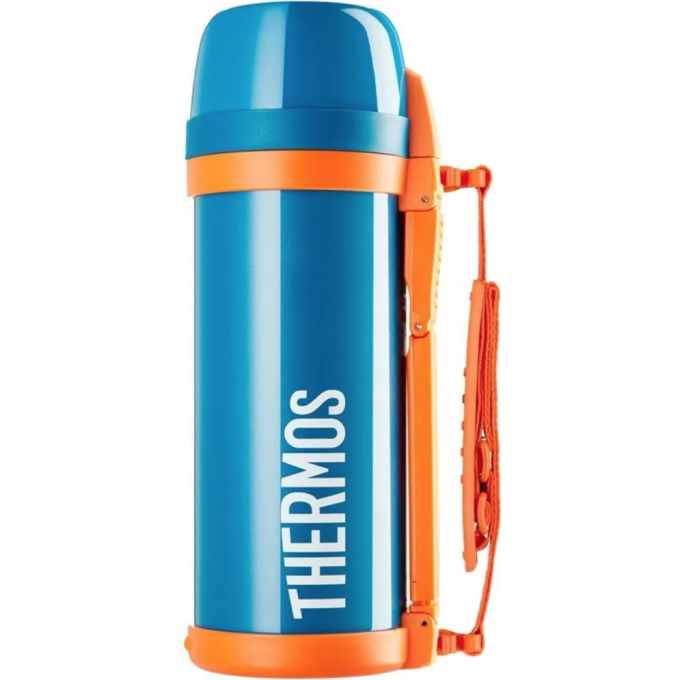 Термос Thermos FDH 2 л, нержавеющая сталь, синий/оранжевый