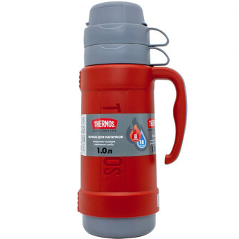Термос для напитков THERMOS PICNIC 40-100 1 л, красный