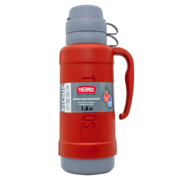 Термос для напитков THERMOS PICNIC 40-180 1,8 л, красный