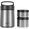 Термоконтейнер Thermos THERMOcafe TCLB-1480SY (SS) 1,48 л с двумя контейнерами 707116